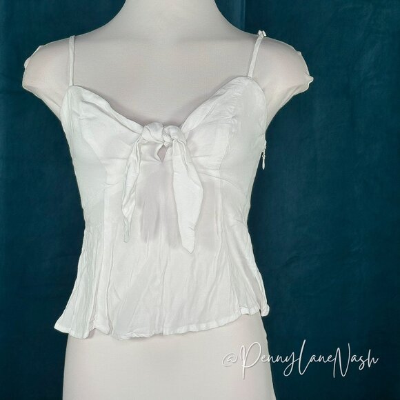 Show Me Your Mumu White Darby Tank Top XS - Picture 2 of 10